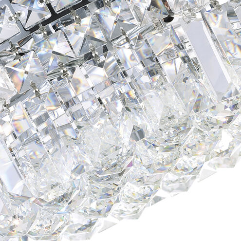 Colosseum 8 Light 20 inch Chrome Flush Mount Ceiling Light