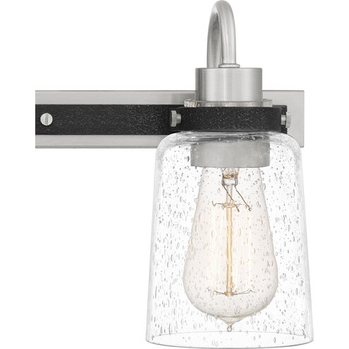 Axel 4 Light 31 inch Brushed Nickel Bath Light Wall Light, Extra Large
