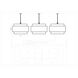 Ellen DeGeneres Belaro 6 Light 30 inch Gild Hanging Shade Ceiling Light