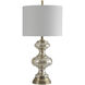Signature 33 inch 150 watt Mercury with Antique Brass Table Lamp Portable Light