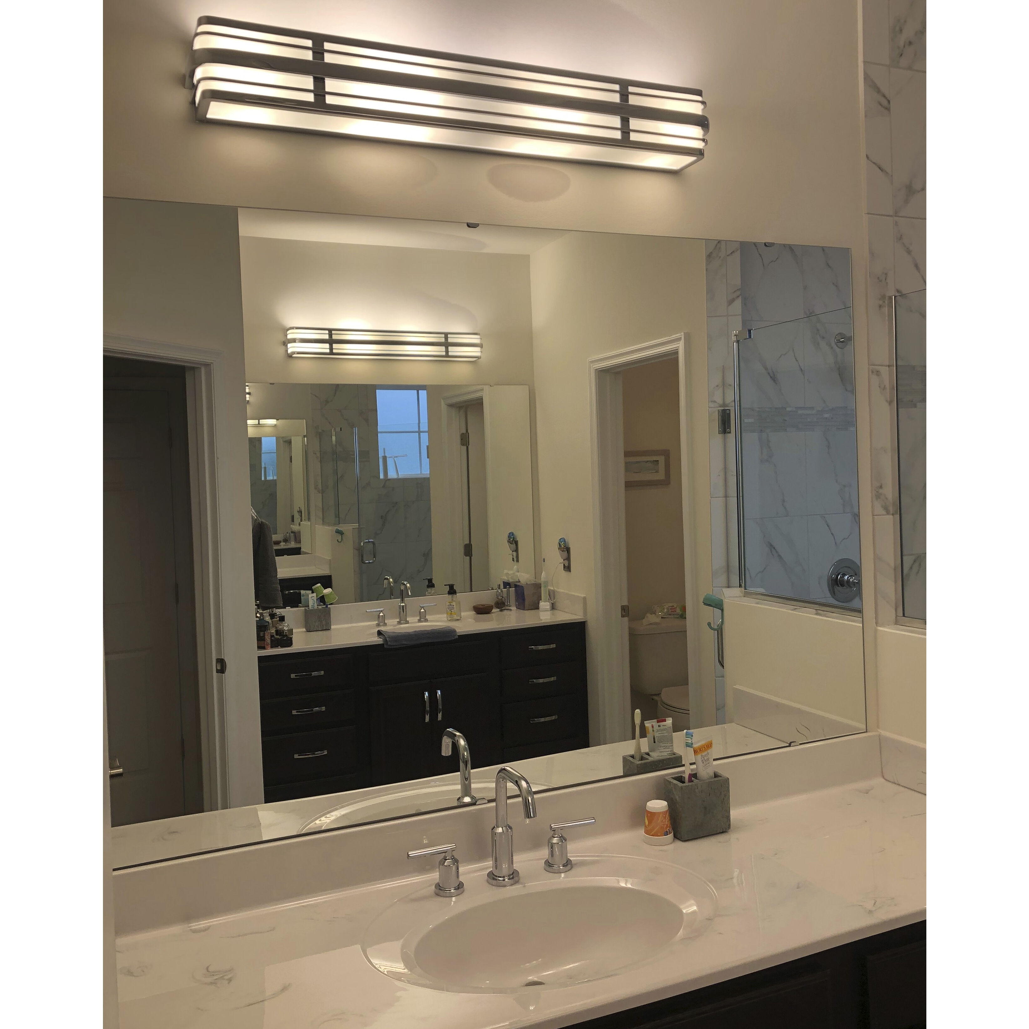 Winton 6 Light 37.25 inch Chrome Vanity Light Wall Light