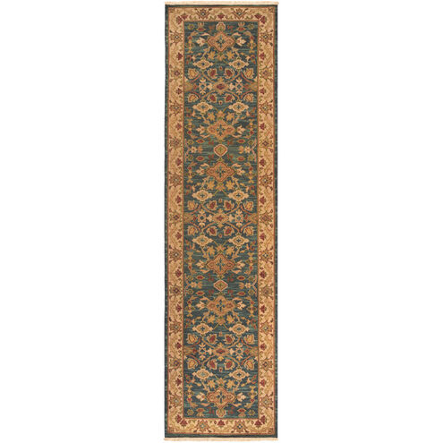 Nigel 120 X 30 inch Deep Teal Rug, Runner