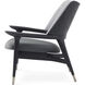 Mod Charcoal Oak Occasional Chair, Wooden, Upholstered