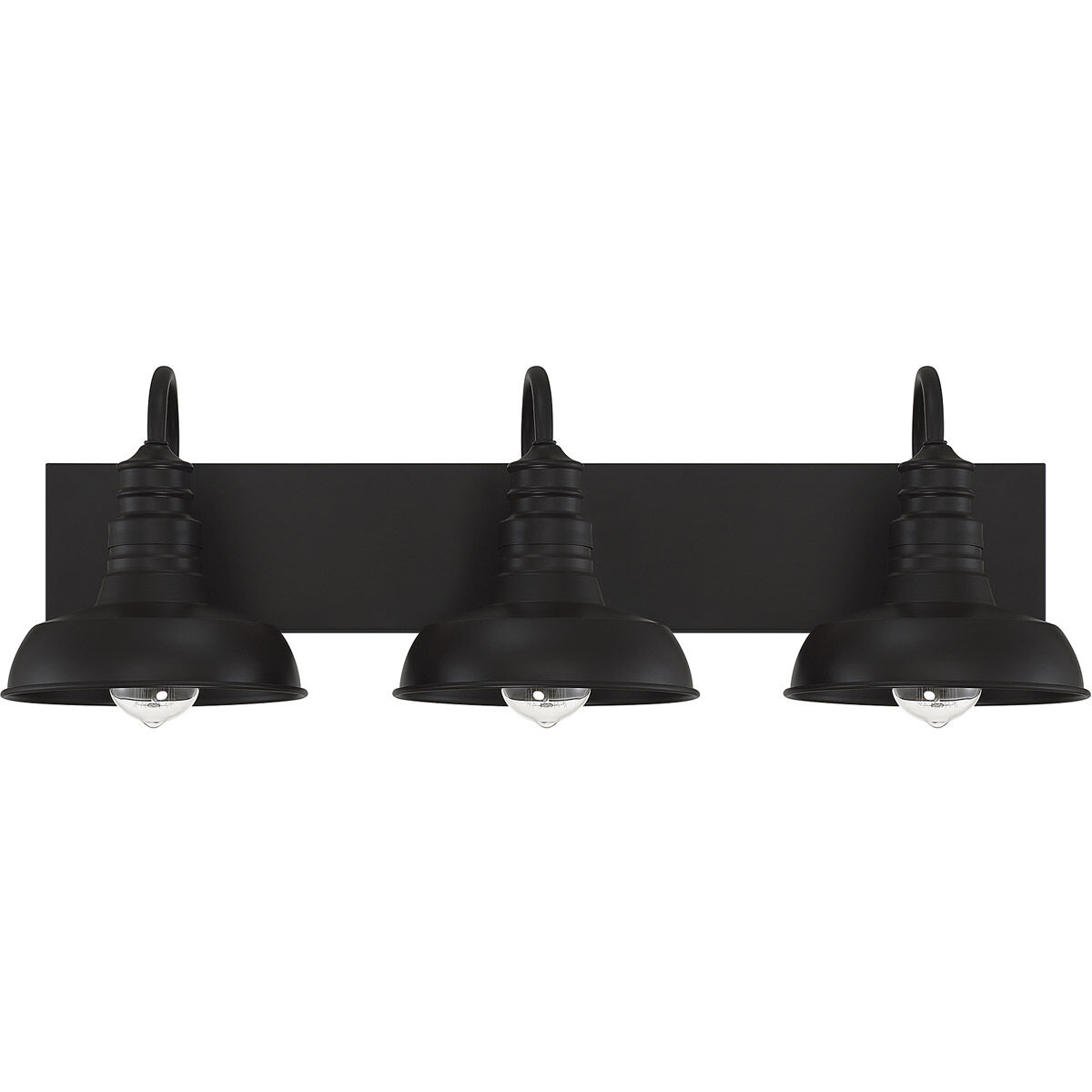 Modern Farmhouse 3 Light 28 inch Oil Rubbed Bronze Vanity Light Wall Light