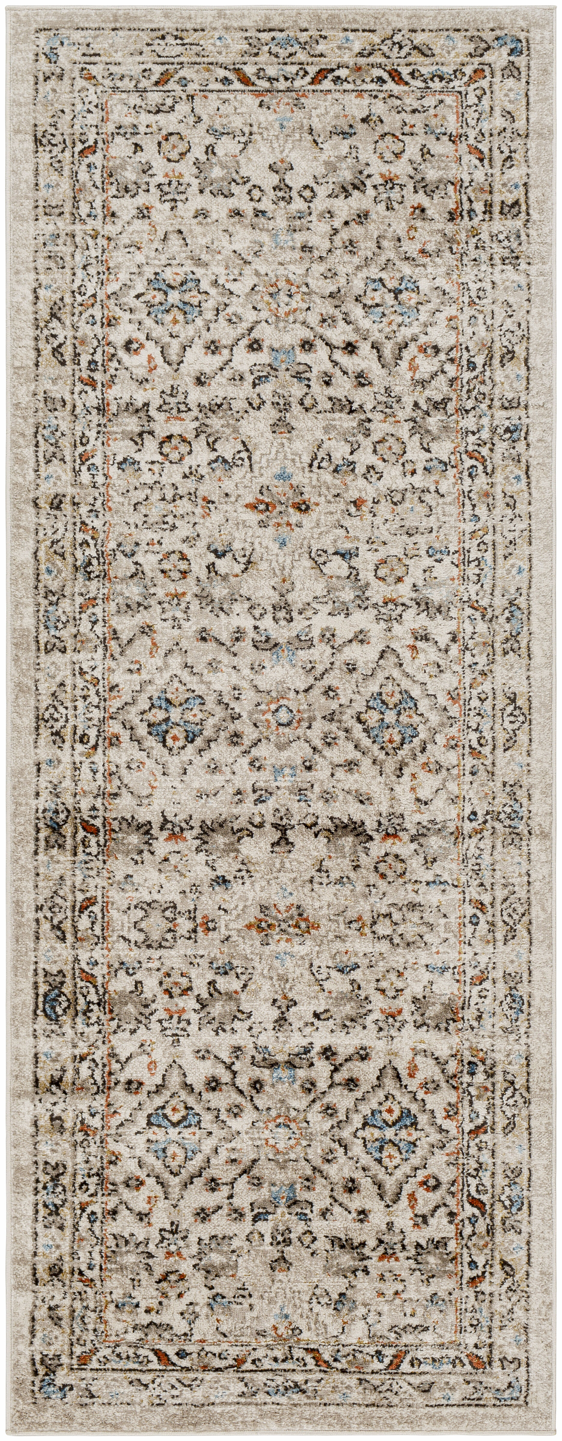 Pertek 87 X 31 inch Taupe Rug, Runner