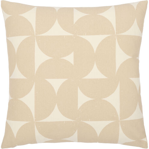 Natur 20 inch Tan Pillow Kit in 20 x 20, Square