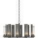 New Town 10 Light 30 inch Natural Iron Chandelier Ceiling Light