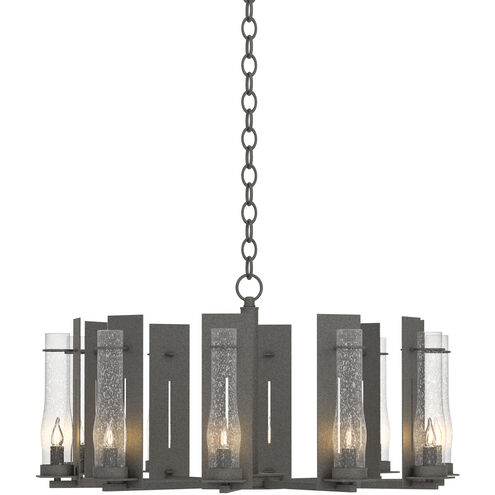 New Town 10 Light 30 inch Natural Iron Chandelier Ceiling Light