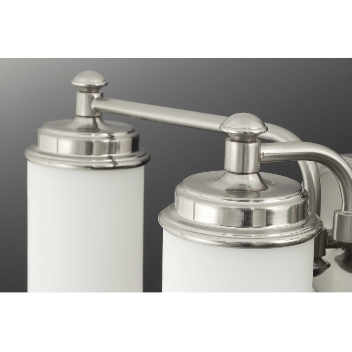 Glide 4 Light 34 inch Brushed Nickel Bath Vanity Wall Light, Design Series