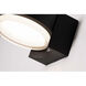 Elm LED 4 inch Black Outdoor Sconce