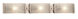Cirrus 3 Light 37.88 inch Satin Nickel Bath Light Wall Light