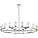 Revolve 21 Light 60.38 inch Polished Nickel Chandelier Ceiling Light