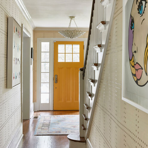 Broche 6 Light 24.5 inch Matte White Chandelier Ceiling Light