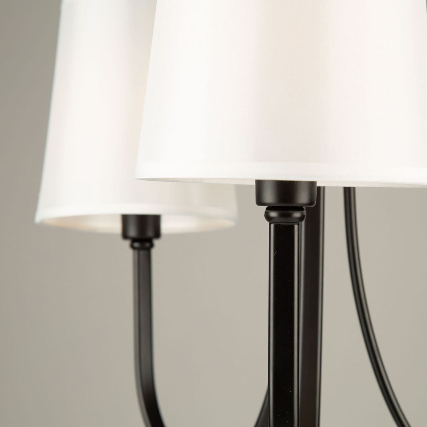 Rhythm LED 23.6 inch Black Chandelier Ceiling Light