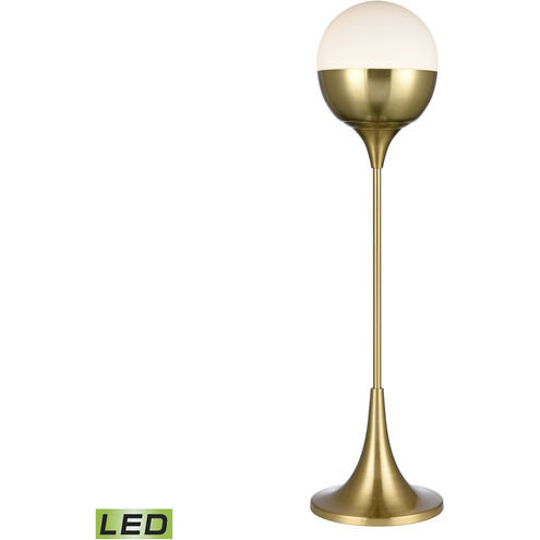 Paradoks renovere Kabelbane Elk Home H0019-9509-LED Robin Avenue 30 inch 9 watt Satin Gold Table Lamp  Portable Light