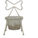 Anita Distressed White Plant Stand