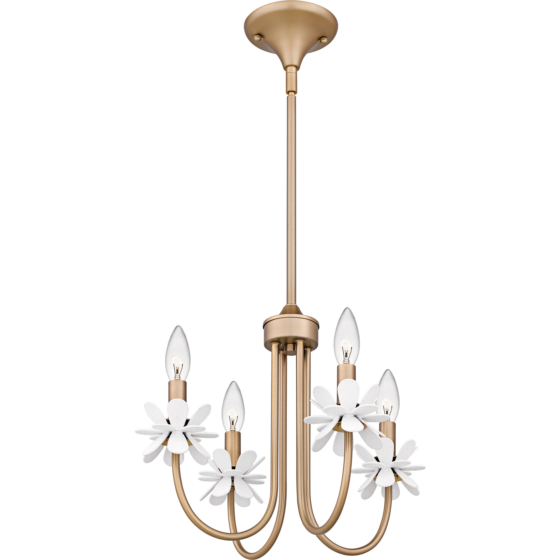 Remy 4 Light 16 inch Bronze Gold Chandelier Ceiling Light