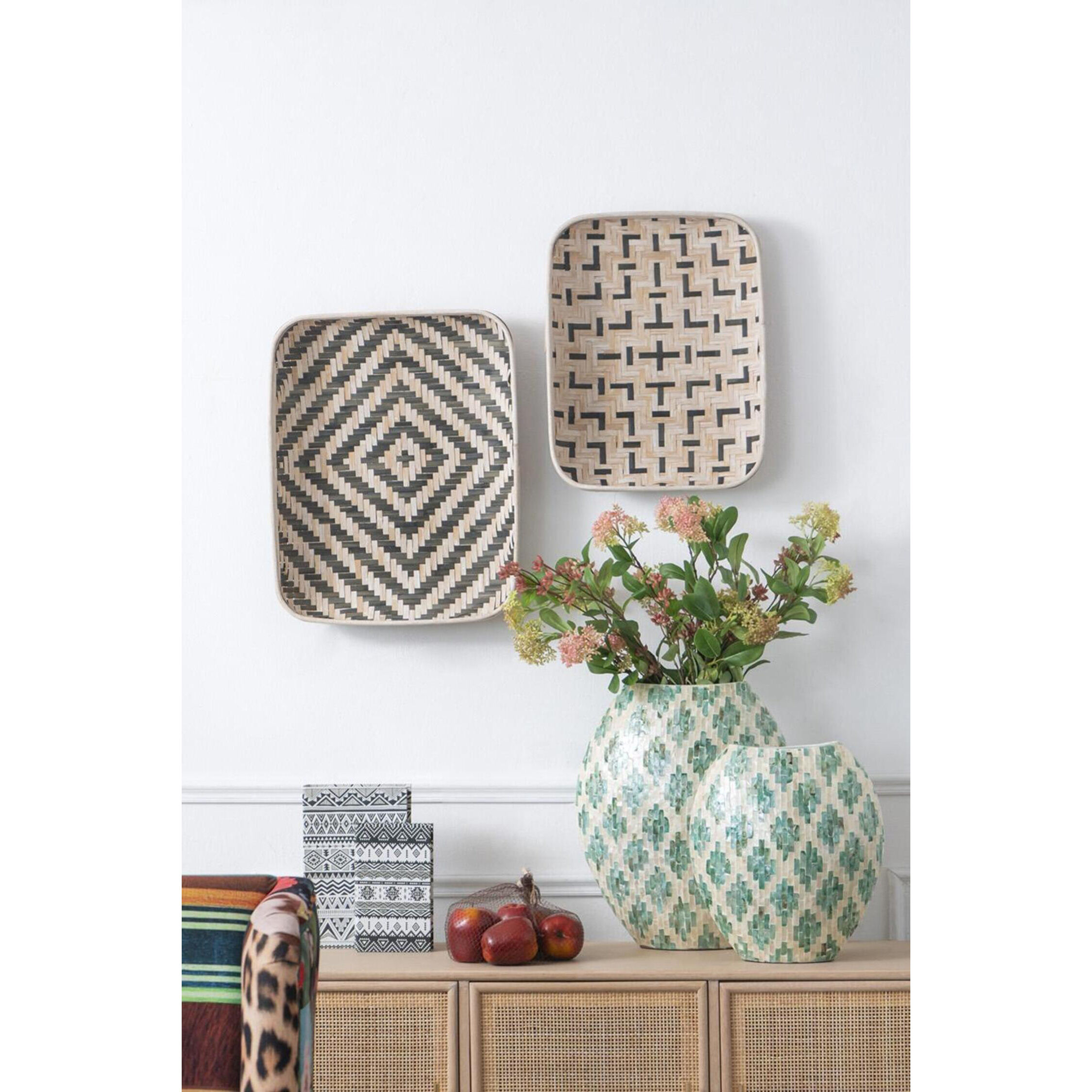 Diamond 13.8 X 5.9 inch Vase