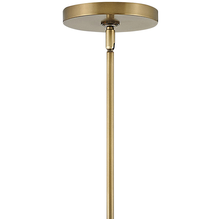 Lisa McDennon Skye 3 Light 18.25 inch Heritage Brass Indoor Pendant Ceiling Light