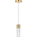 Constellation LED 5 inch Gold Pendant Ceiling Light