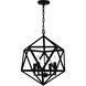 Amazon 4 Light 20 inch Black Up Pendant Ceiling Light