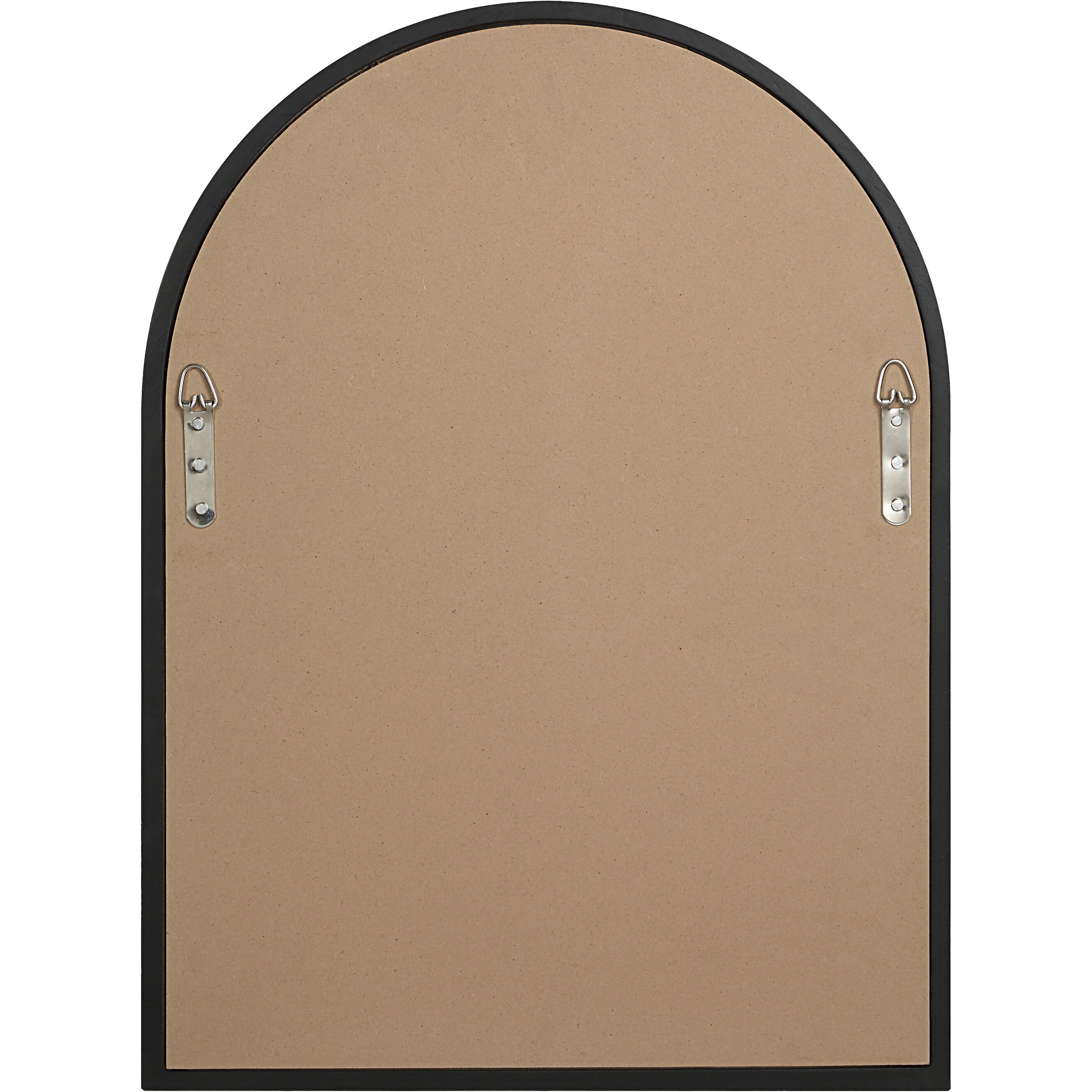 Olfito 24 X 18 inch Matte Black Wall Mirror