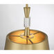 Baratti 3 Light 18.13 inch Soft Brass Pendant Ceiling Light