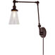 Soho 36 inch 100 watt Oil Rubbed Bronze Swing Arm Wall Sconce Wall Light