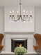 Pennington 6 Light 28 inch Hand Applied Venetian Golden Bronze Chandelier Ceiling Light