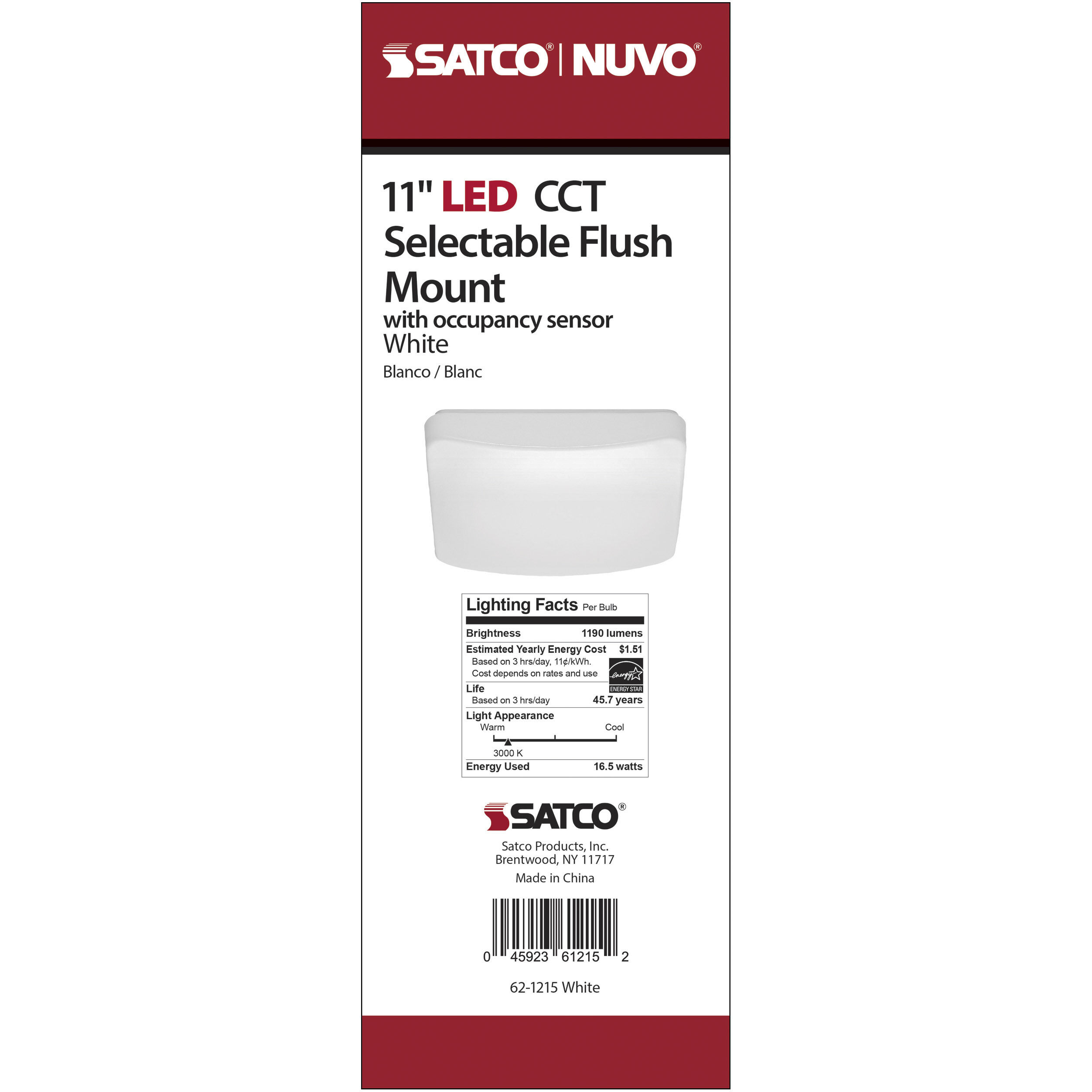 Cloud LED 11 inch White Flush Mount Ceiling Light