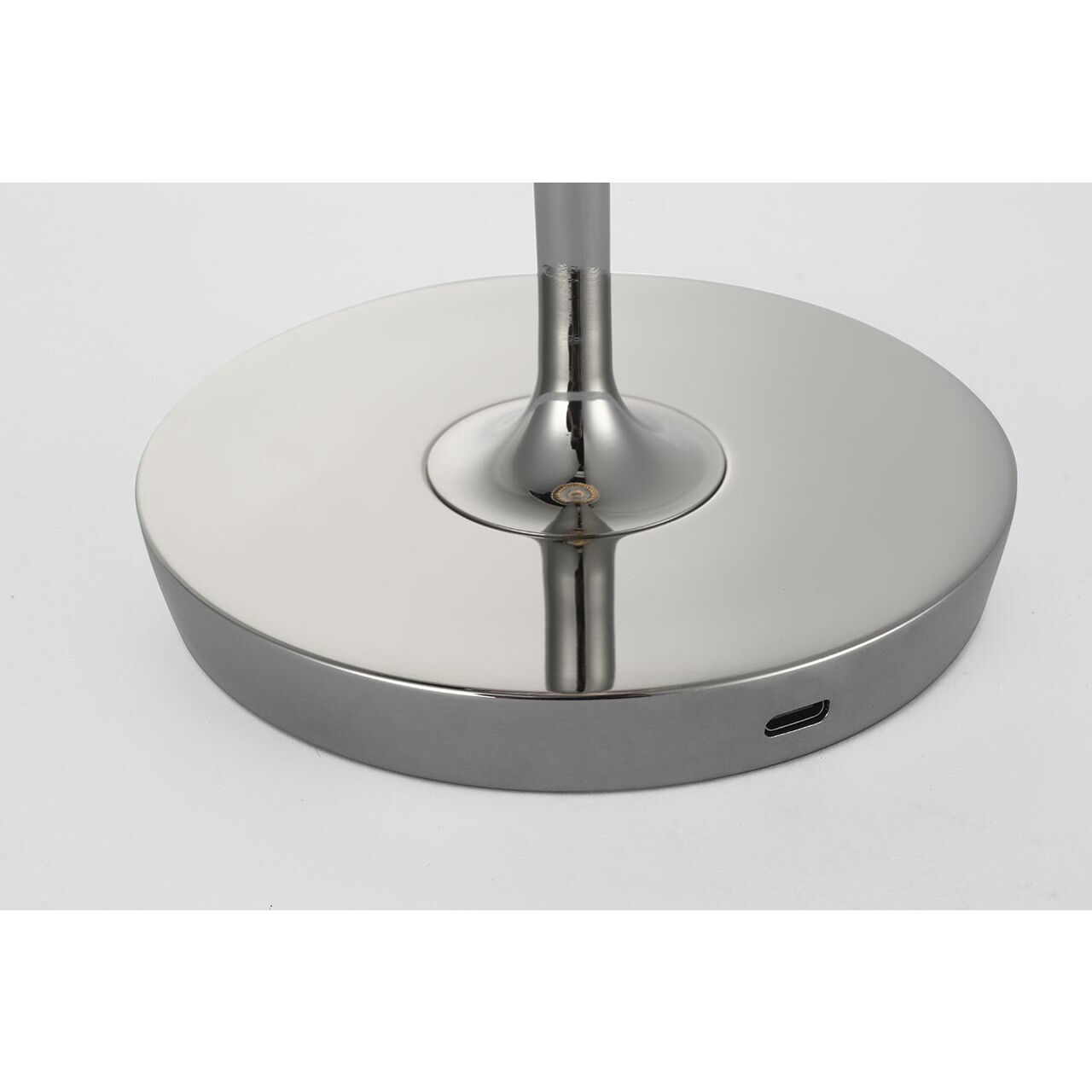 Waterford Blaze 16.25 inch 1.00 watt Polished Nickel Rechargeable Table Lamp Portable Light