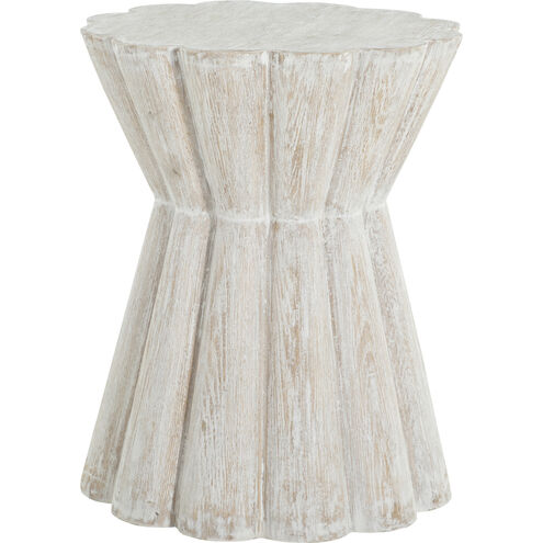Annie Side Table in Light Washed Wood