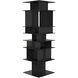 Pisa 77 X 25 X 25 inch Matte Black Shelf