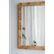 Burl 39.8 X 28 inch Brown Mirror