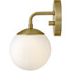 Julep Sconce Wall Light in Lacquered Brass