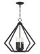 Prism 5 Light 20 inch Bronze Chandelier Ceiling Light