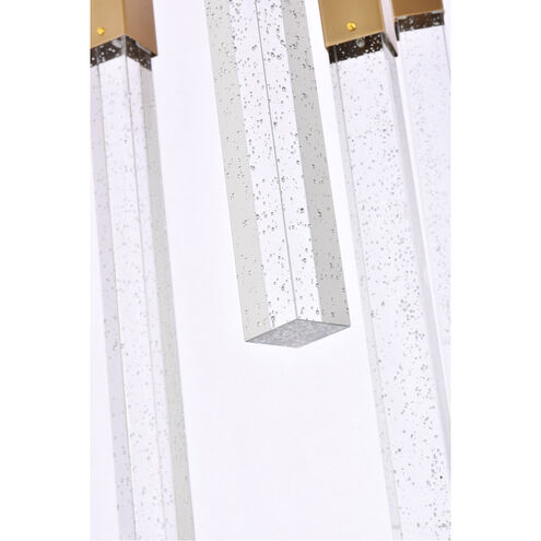 Weston 25 Light 36 inch Satin Gold Pendant Ceiling Light