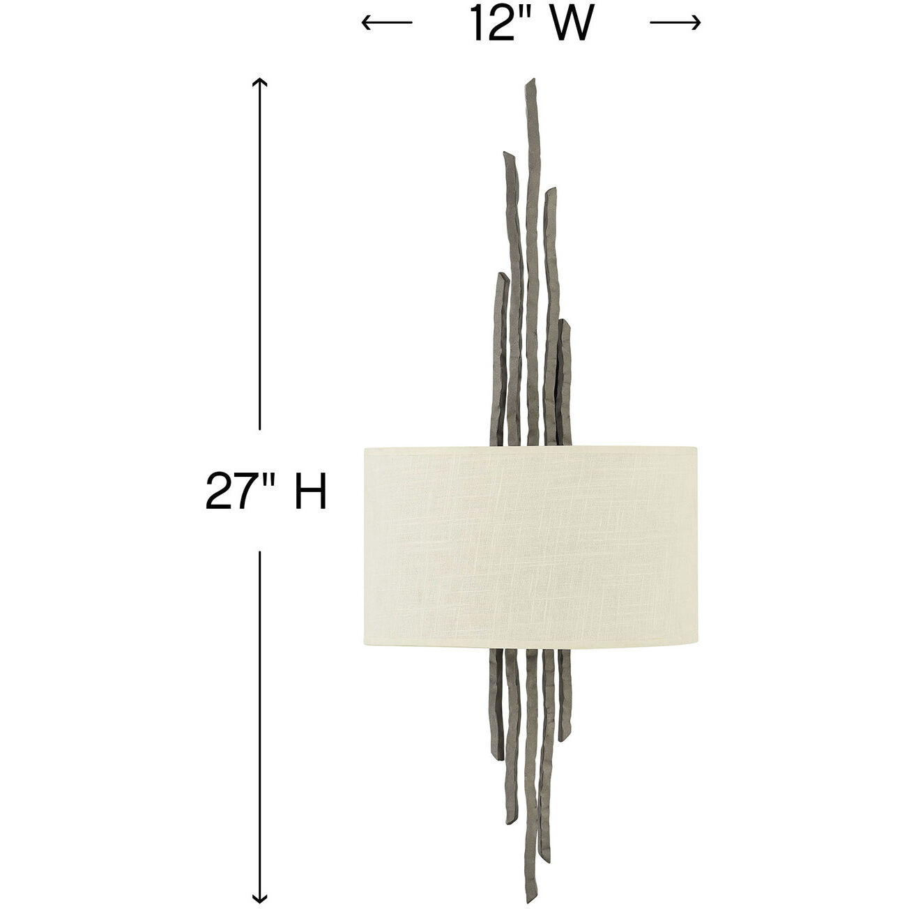 Spyre LED 12 inch Metallic Matte Bronze Sconce Wall Light