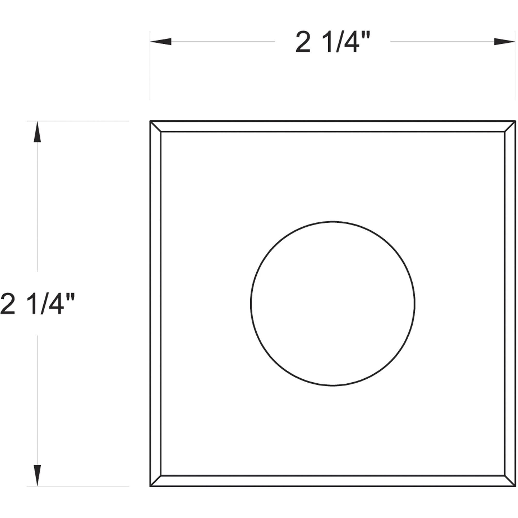 Sparta Dot 12v 4.00 watt Stainless Steel Landscape Button Light, Square