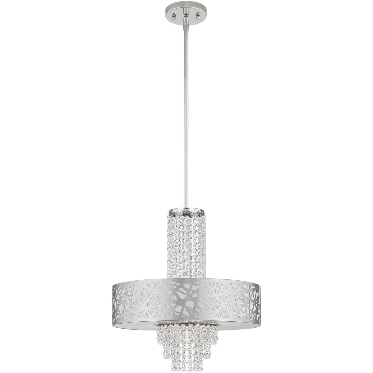 Allendale 4 Light 18 inch Polished Chrome Pendant Chandelier Ceiling Light