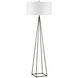 Fiction 71 inch 150 watt Bronze/Antique Brass Floor Lamp Portable Light