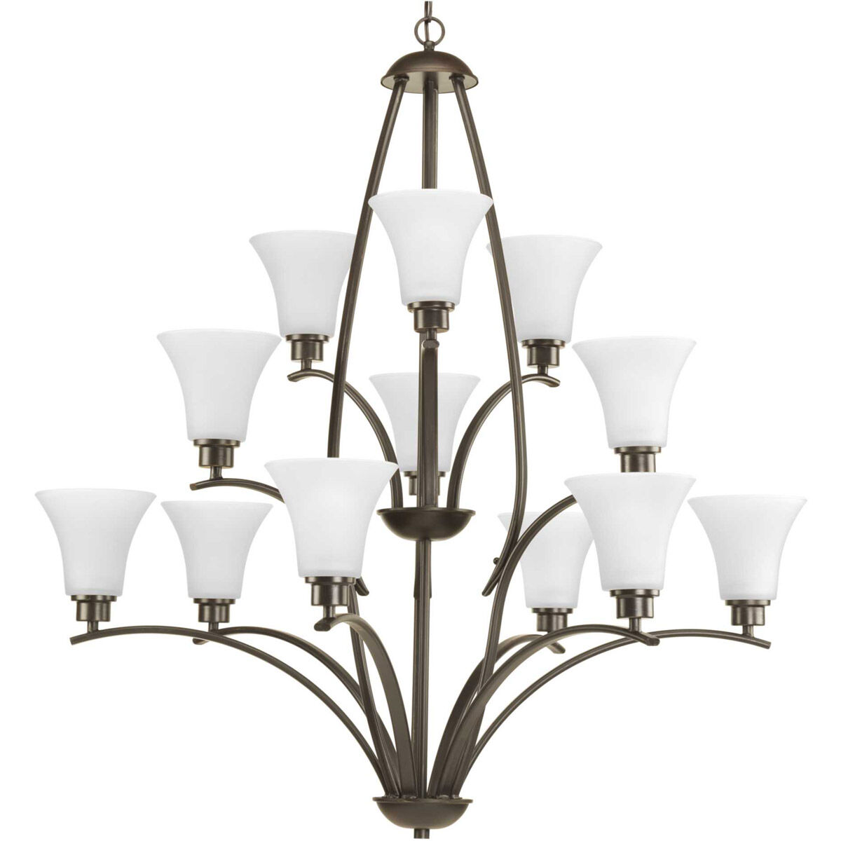 Joy 12 Light 38 inch Antique Bronze Chandelier Ceiling Light