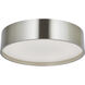 Snare LED 10 inch Brushed Nickel Flush Mount Ceiling Light