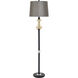 Callahan 62.5 inch 100 watt Madison Bronze and Grey Floor Lamp Portable Light