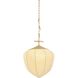 Hoshi 1 Light 20.75 inch Vintage Brass Pendant Ceiling Light