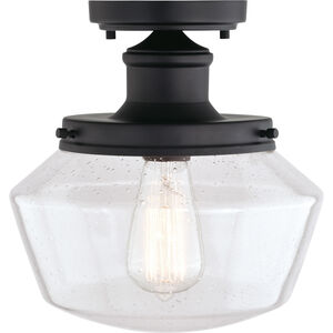 Collins LED 10 inch Matte Black Outdoor Ceiling