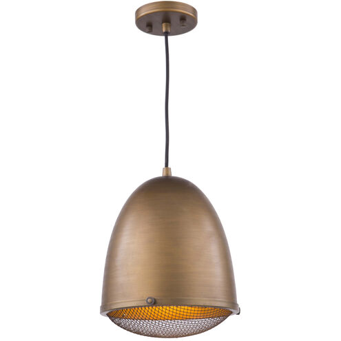 Retro Loft 1 Light 10.25 inch Bronze Down Pendant Ceiling Light