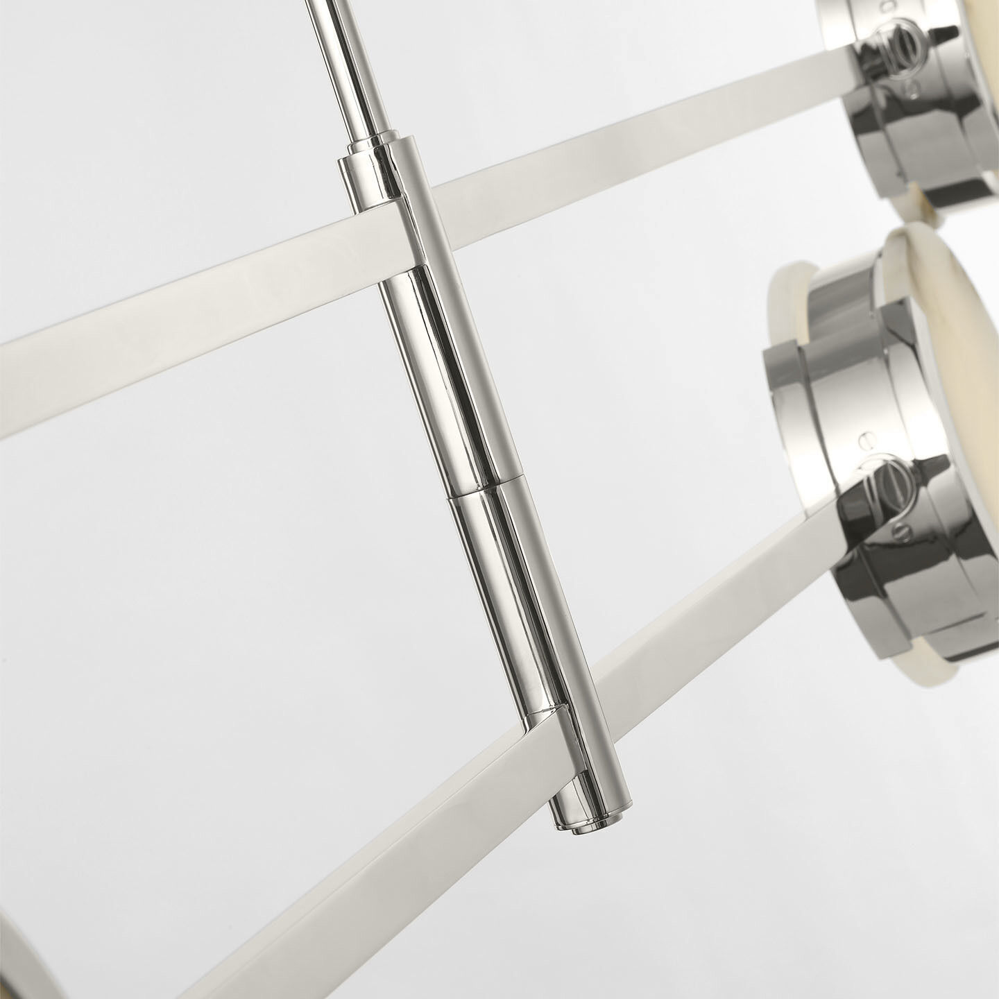 Kelly Wearstler Melange LED 72 inch Polished Nickel Multi-Positional Chandelier Ceiling Light