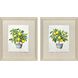 Lemon Tree Yellow and Green Framed Art