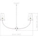 Shannon 5 Light 32 inch Matte Black Chandelier Ceiling Light